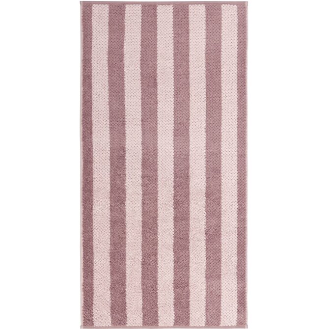 Cawo Pure Rayures Serviette 50/100 rose vintage