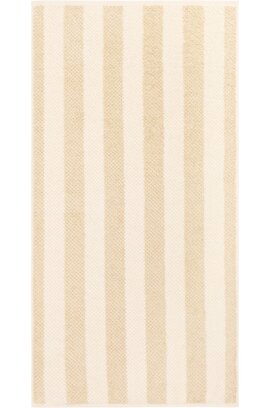Cawo Pure Rayures Serviette 50/100 beige