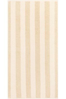 Cawo Pure Strepen Handdoek 50/100 beige