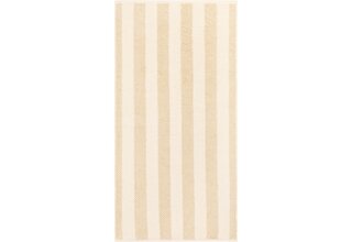Cawo Pure Strepen Handdoek 50/100 beige