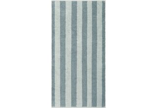 Cawo Pure Rayures Serviette 50/100 vert mystique