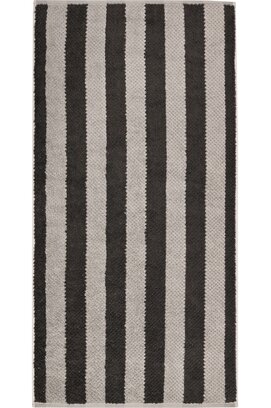 Cawo Pure Strepen Handdoek 50/100 basalt