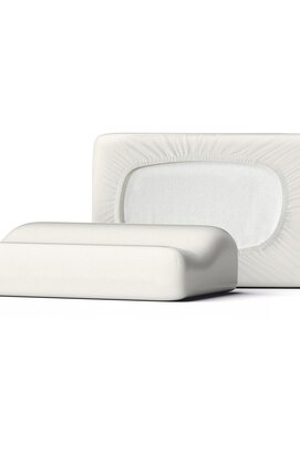 Schlafgut Pure Flexible Taie d'oreiller S-XL 181 Blanc cassé