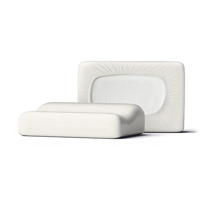 Schlafgut Pure Flexible Taie d'oreiller S-XL 181 Blanc Cassé