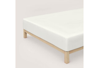 Schlafgut Pure Jersey Boxspring Hoeslaken XL - 180x200 - 200x220 181 Off-White