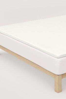 Schlafgut Pure Jersey Topper Hoeslaken M - 120x200 - 130x220 181 Off-White