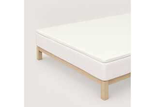 Schlafgut Pure Jersey Topper Hoeslaken XL - 180x200 - 200x220 181 Off-White