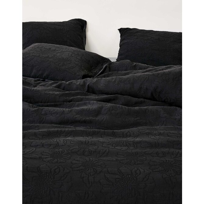 Essenza Philippine Dekbedovertrek Anthracite 240x200/220