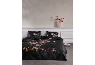 Essenza Bouquet Dekbedovertrek Anthracite 140x200/220