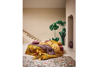 Essenza Marigold Dekbedovertrek Flower ochre 200x200/220