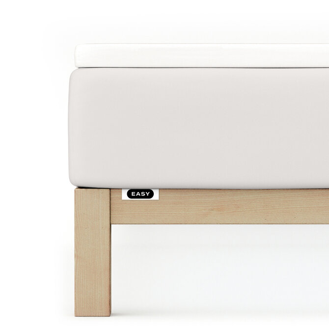 Schlafgut EASY Jersey Elasthan Topper Hoeslaken L - 140x200 - 160x220 101 Full-White