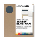 Schlafgut Schlafgut EASY Jersey Elasthan Topper Hoeslaken XL - 180x200 - 200x220 556 Grey Deep