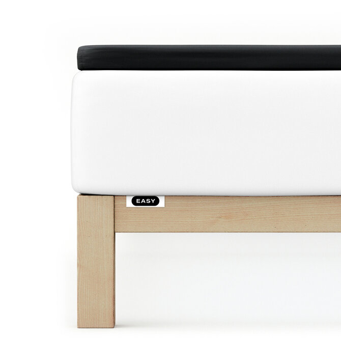 Schlafgut EASY Jersey Elasthan Topper Hoeslaken L - 140x200 - 160x220 799 Off-Black