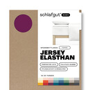 Schlafgut Schlafgut EASY Jersey Elasthan Topper Hoeslaken S - 90x190 - 100x220 542 Purple Deep