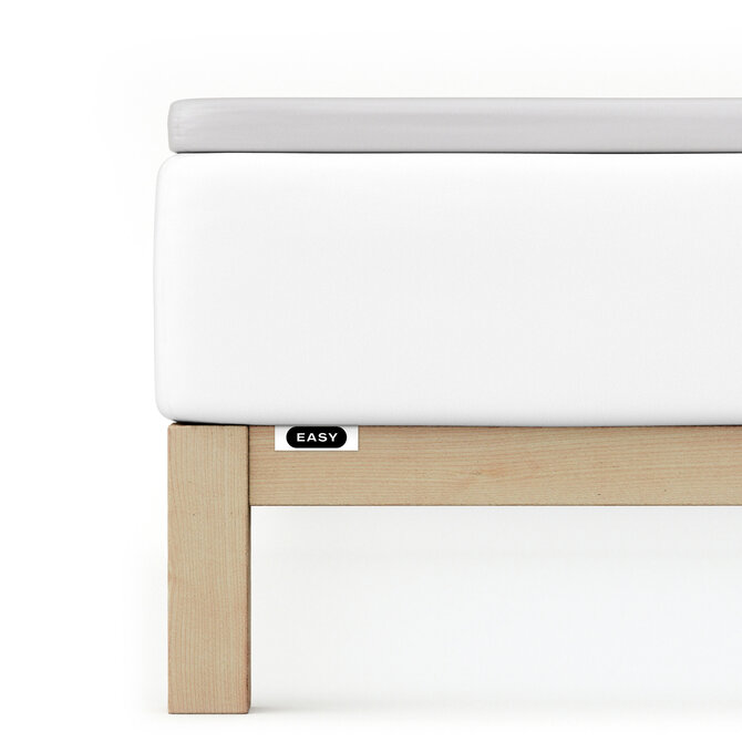 Schlafgut EASY Jersey Elasthan Topper Hoeslaken L - 140x200 - 160x220 511 Grey Light