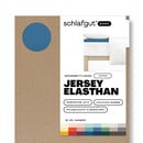 Schlafgut Schlafgut EASY Jersey Elasthan Topper Hoeslaken XL - 180x200 - 200x220 615 Blue Mid