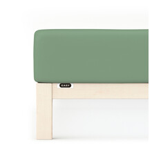 Schlafgut EASY Jersey Elasthan Hoeslaken M - 120x200 - 130x220 665 Green Mid