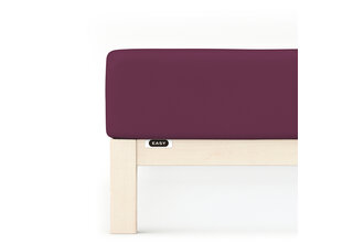 Schlafgut EASY Jersey Elasthan Hoeslaken S - 90x190 - 100x220 542 Purple Deep