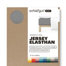 Schlafgut Schlafgut EASY Jersey Elasthan Hoeslaken S - 90x190 - 100x220 128 Grey Mid