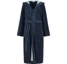 Cawo Femmes Home Peignoir avec Capuche Uni 48/50 mer