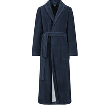 Cawo Femmes Peignoir de Bain avec Col Châle Uni 36/38 mer