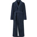 Cawö Cawo Femmes Home Peignoir avec Col Châle Uni 40/42 mer
