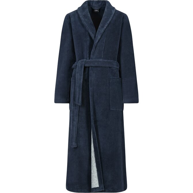 Cawo Femmes Home Peignoir avec Col Châle Uni 40/42 mer