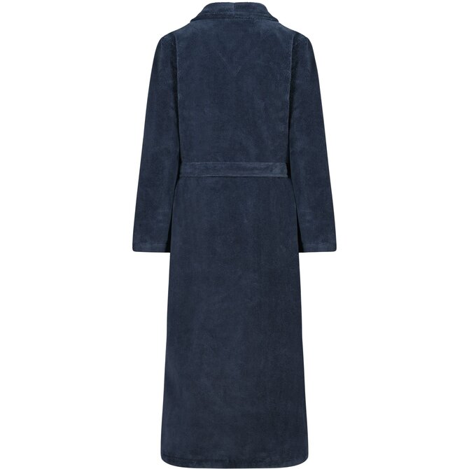 Cawo Femmes  Peignoir avec Col Châle Uni 44/46 mer Cawo Femmes  Peignoir avec Col Châle Uni 44/46 mer
