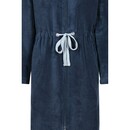 Cawö Cawo Femmes  Home Peignoir avec Capuche et fermeture éclair Uni 32/34 mer