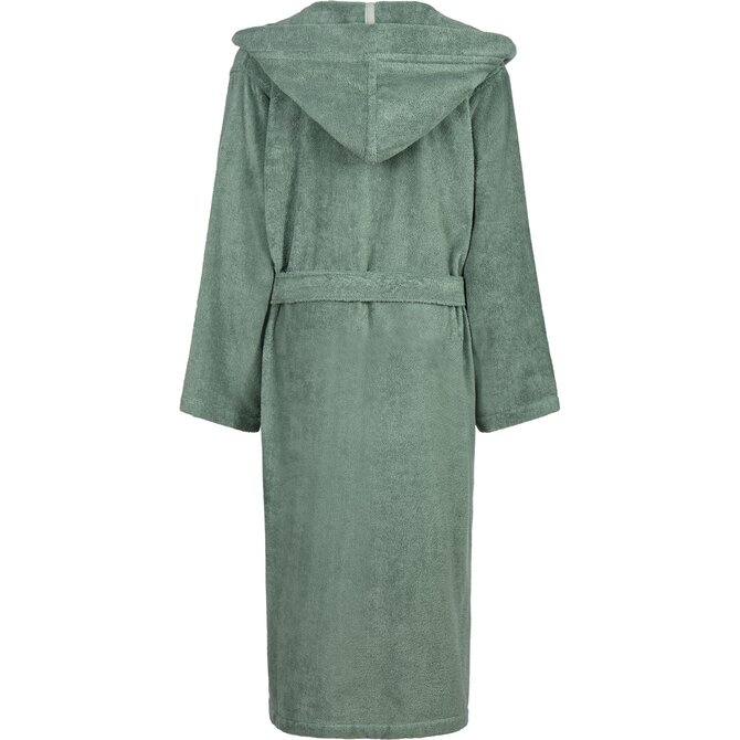 Cawo Femmes  Peignoir à Capuche Uni XL fjord Cawo Femmes  Peignoir à Capuche Uni XL fjord