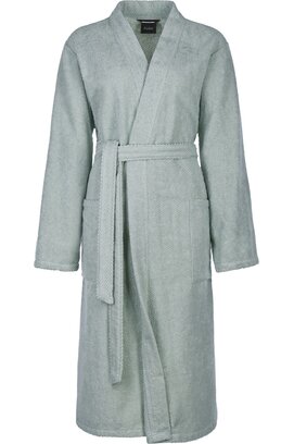 Cawo Dames Home Kimono Uni 5222 L eucalyptus