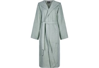 Cawo Dames Home Peignoir avec Capuche Uni 5223 S eucalyptus
