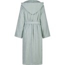 Cawö Cawo Dames Home Peignoir avec Capuche Uni S eucalyptus