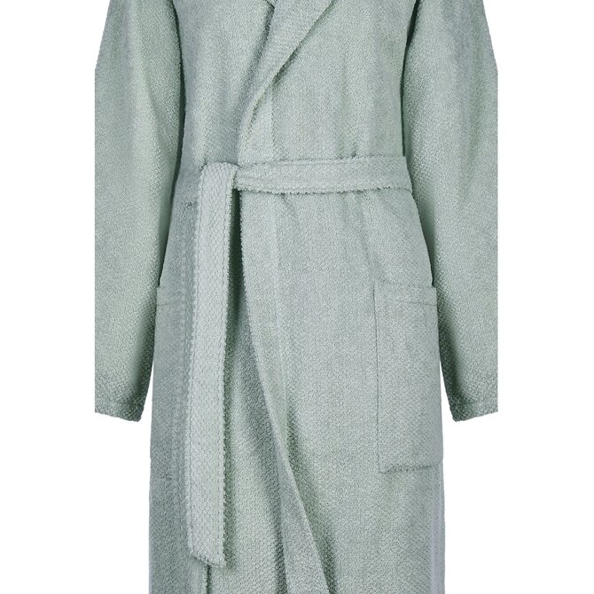 Cawo Dames Home Peignoir avec Capuche Uni S eucalyptus