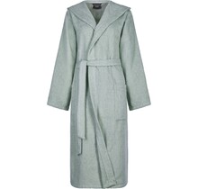 Cawo Femmes  Peignoir à Capuche Uni XL eucalyptus