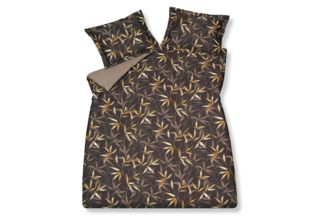 Vandyck Zen Garden Taie d'oreiller (60x70) chocolat noir
