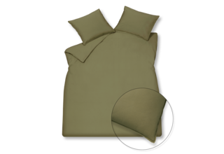 Vandyck Washed Cotton Lits-jumeaux (240x200/220) martini olive