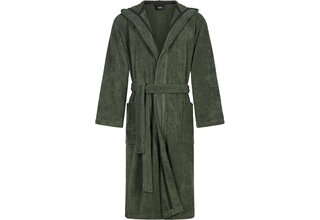 Cawo Heren Home Badjas met Capuchon Uni 829 XL field