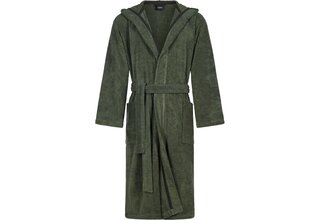 Cawo Heren Home Badjas met Capuchon Uni 829 XXL field