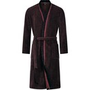 Cawö Cawo Heren  Home Kimono  48 rood-zwart