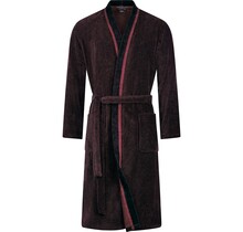 Cawo Hommes Home Kimono 48 rouge-noir