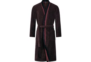 Cawo Heren Home Kimono 50 4839 rood-zwart