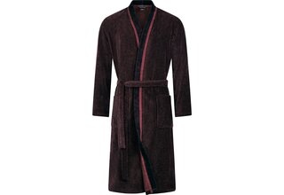 Cawo Heren Home Kimono 58 4839 rood-zwart