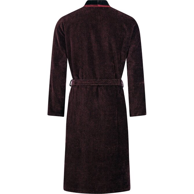 Cawo Hommes Kimono 58 rouge-noir