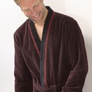 Cawö Cawo Heren  Home Kimono  58 rood-zwart