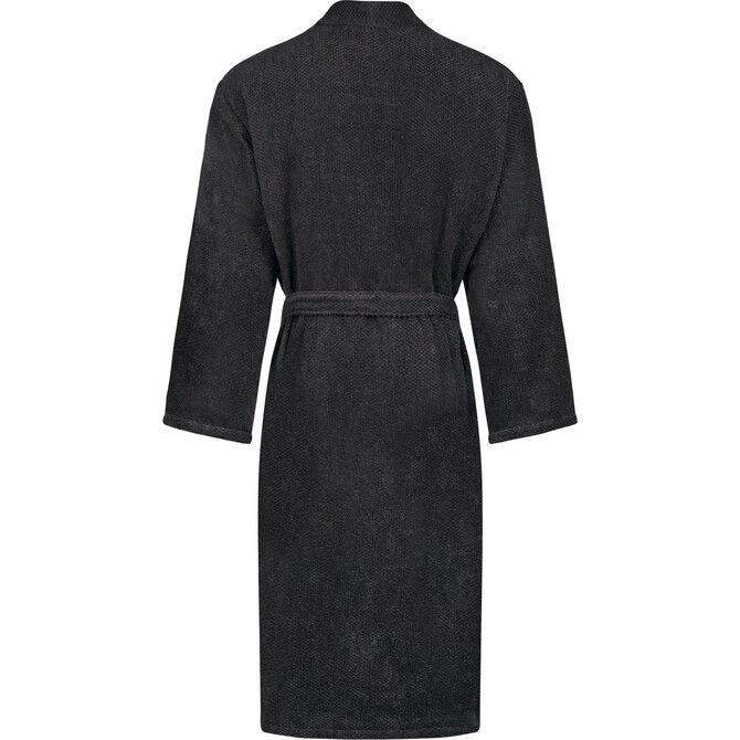 Cawo Hommes Kimono Uni L basalte