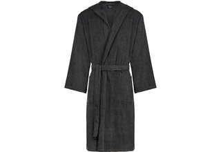Cawo Peignoir Homme avec Capuche Uni 5623 L basalte