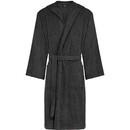Cawö Cawo Hommes Peignoir de Bain avec Capuche Uni XL basalte