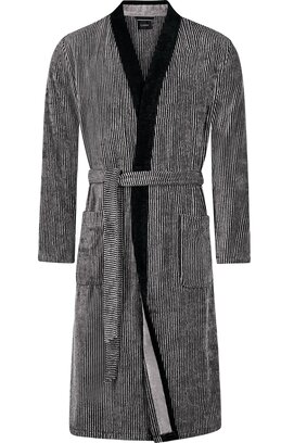Cawo Hommes Home Kimono 48 5840 nature-noir