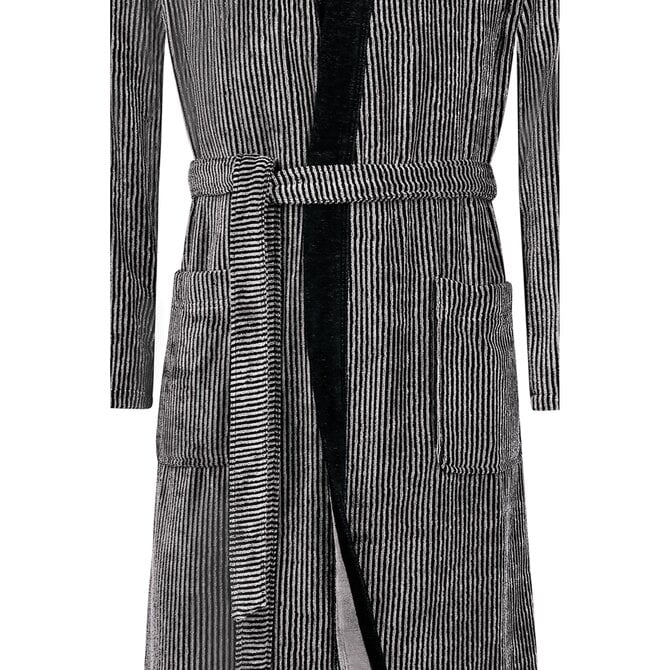 Cawo Heren  Home Kimono  52 natuur-zwart